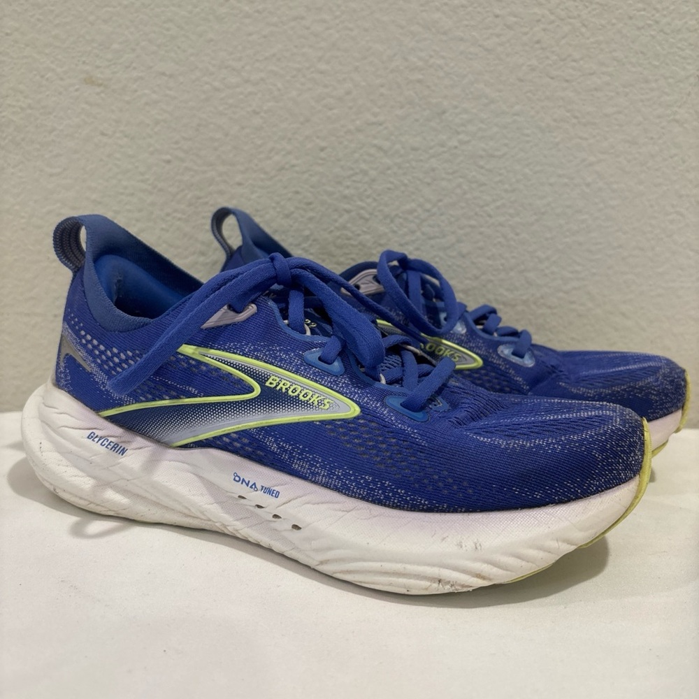 Brooks Glycerin 22 DNA Tuned Shoes WOM 7.5 Blue Running Sneakers 1204341B440
